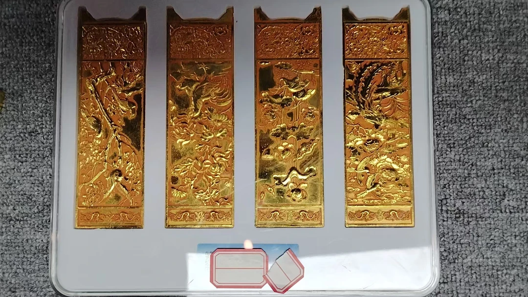 仿古工艺一套屏风摆件G080