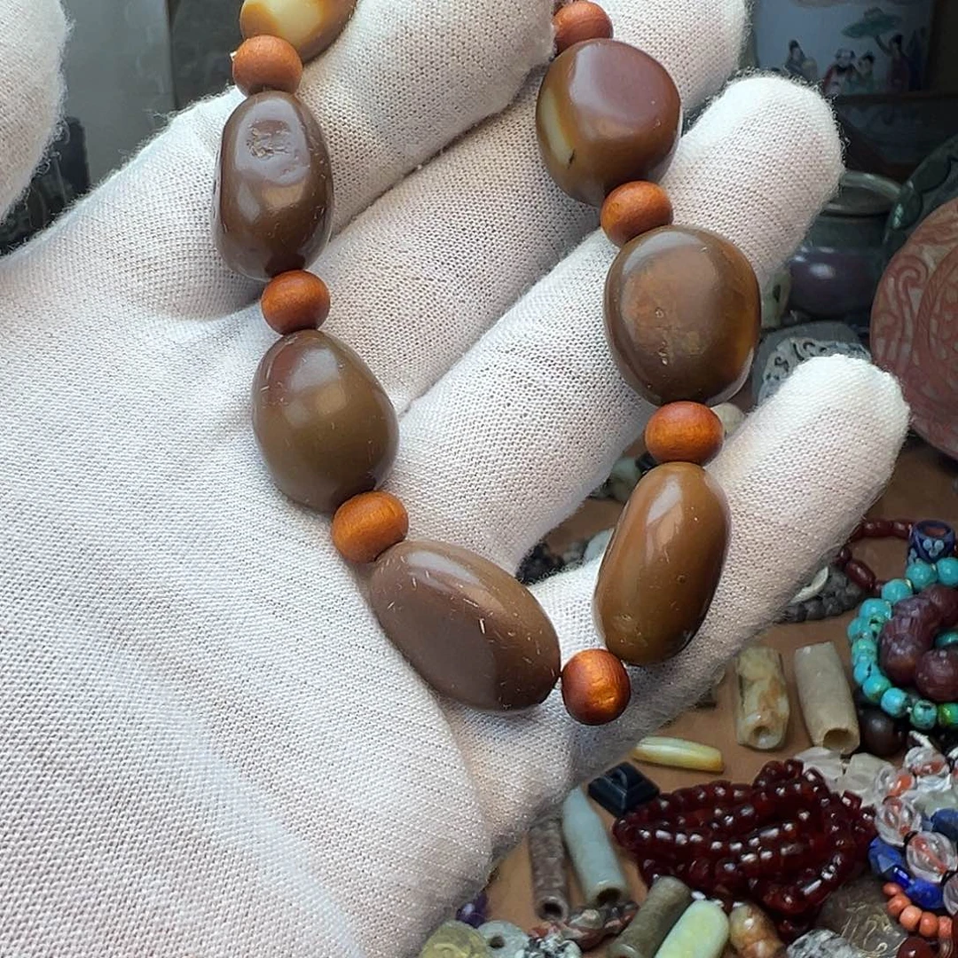 踏***梅和田玉未镶嵌颈饰