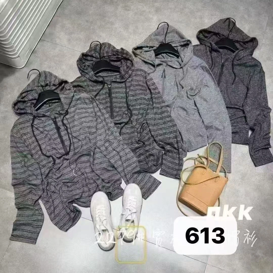 连帽宽松型条纹女波西米亚风卫衣薄款拼接休闲风厚款