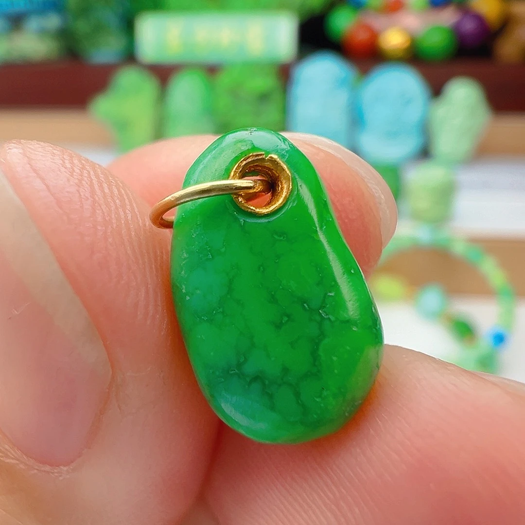 未镶嵌绿松石项链