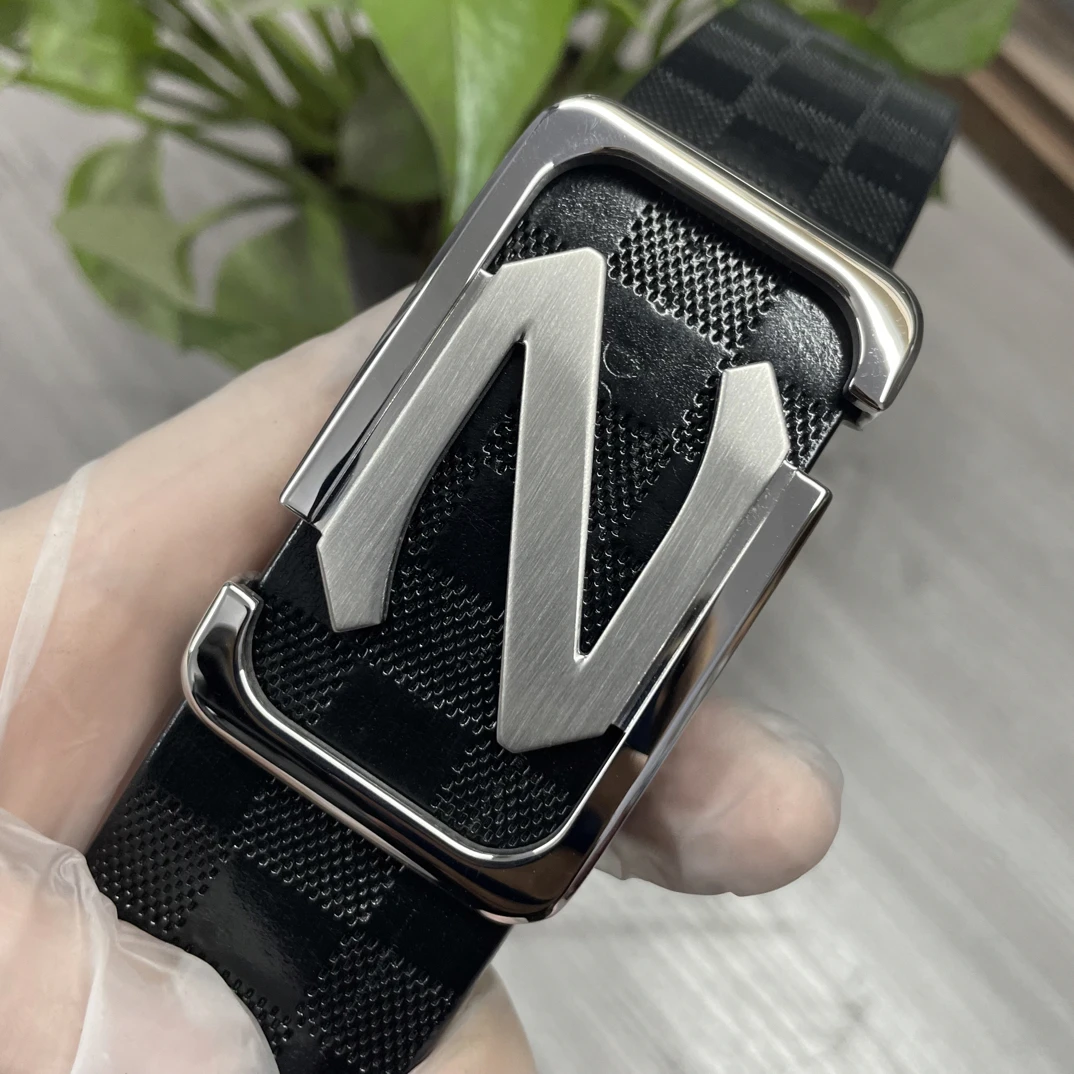 （内穿）不锈钢挂扣牛皮搭配头层牛皮真牛皮腰带头层牛皮裤腰带