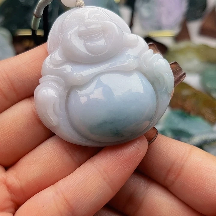 翡翠未镶嵌颈饰挂件