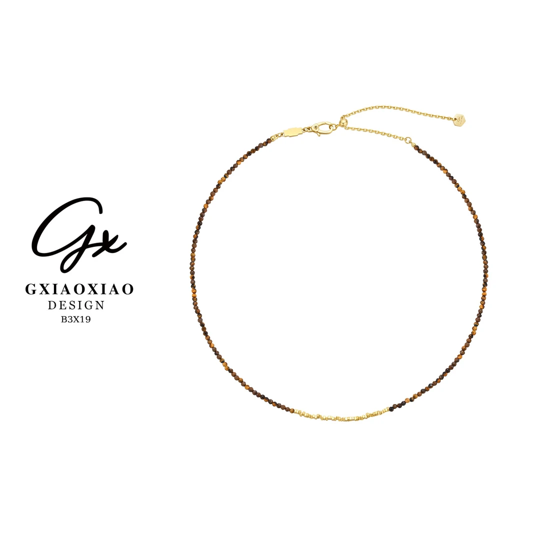 铜合金项链 GXX 高级设计师款轻奢简约锁骨项链 B3X19
