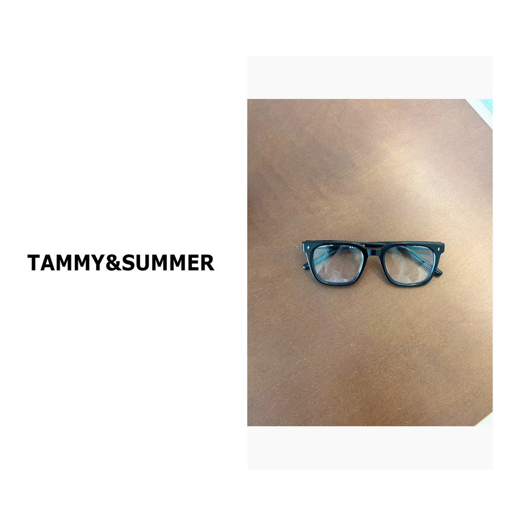 非金属羽毛婚庆饰品 【Tammy&Summer】NO退NO退时尚黑框眼镜258808