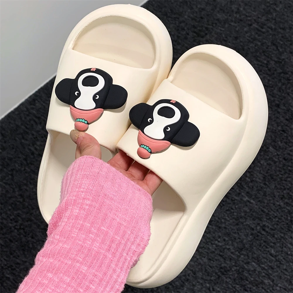 外穿增高可爱小狗拖鞋夏天新款防滑女士少女心厚底韩系舒适凉拖鞋