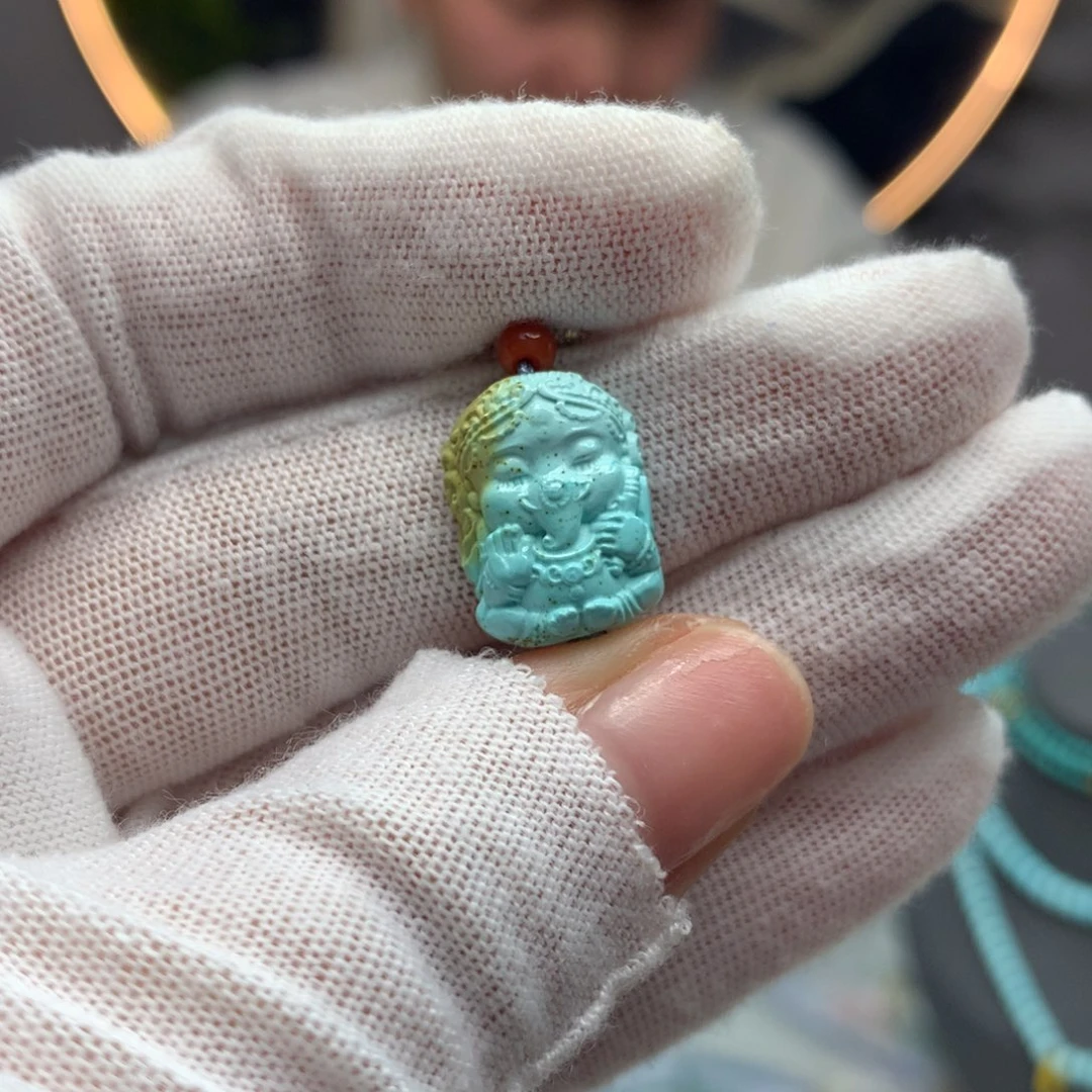 绿松石挂件未镶嵌