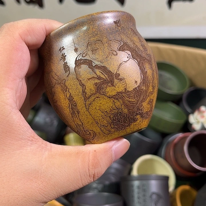 茶杯紫砂全手工紫砂主人杯