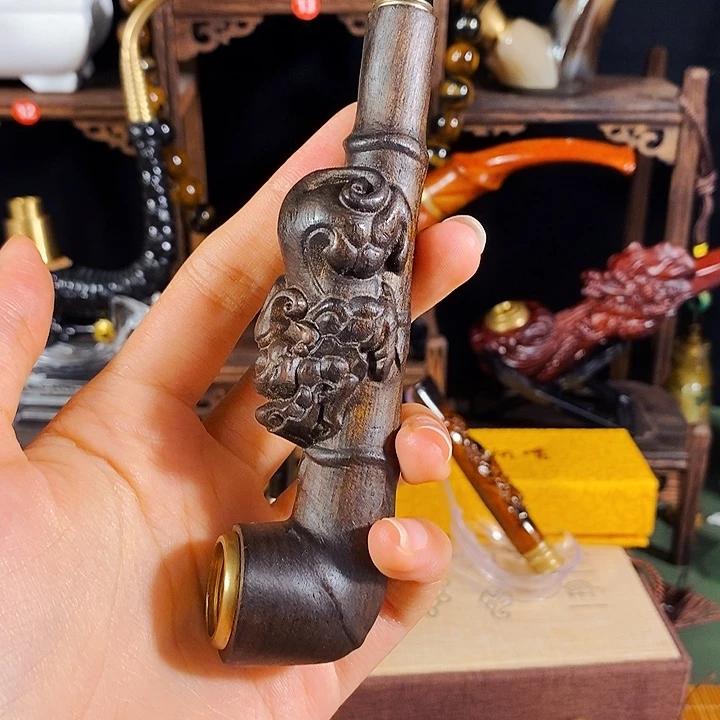 高端定制金丝楠烟嘴