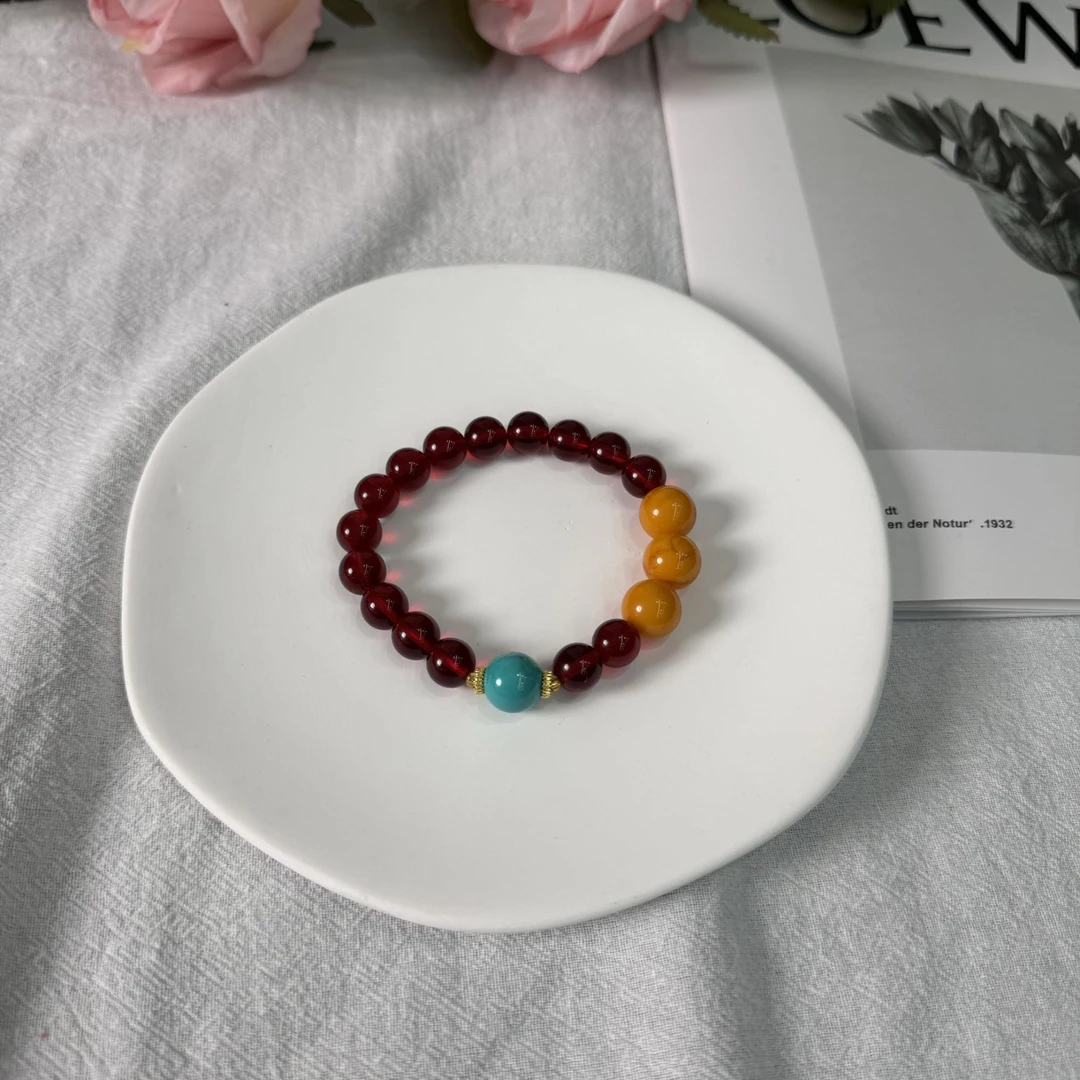 高定珠宝血珀手链10+ZX982S028