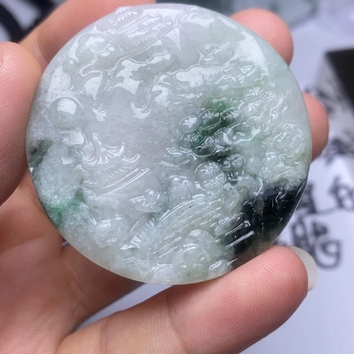 颈饰未镶嵌翡翠翡翠