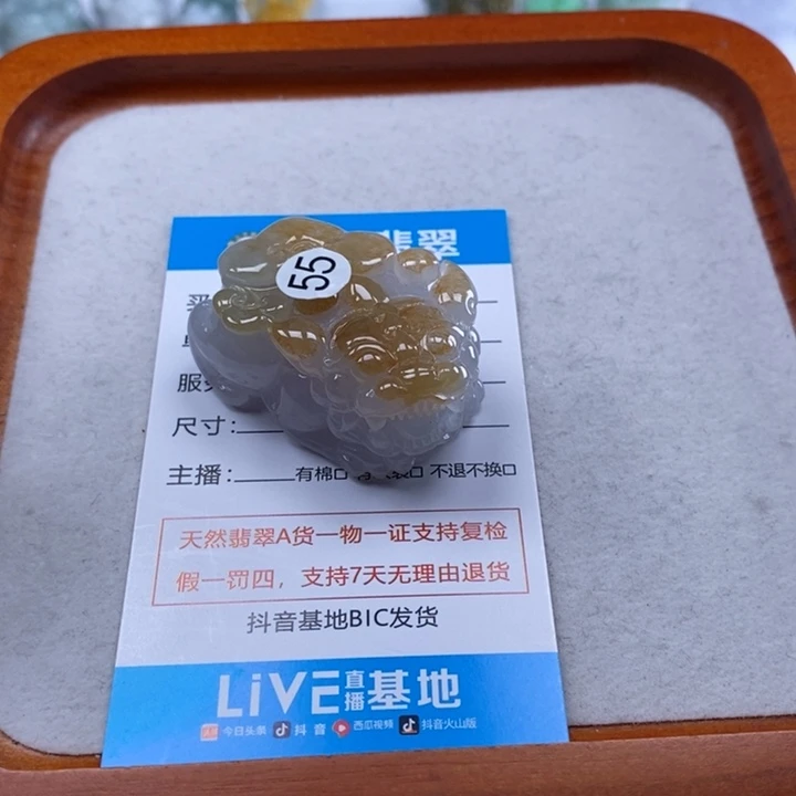 翡翠未镶嵌颈饰多人如意貔貅