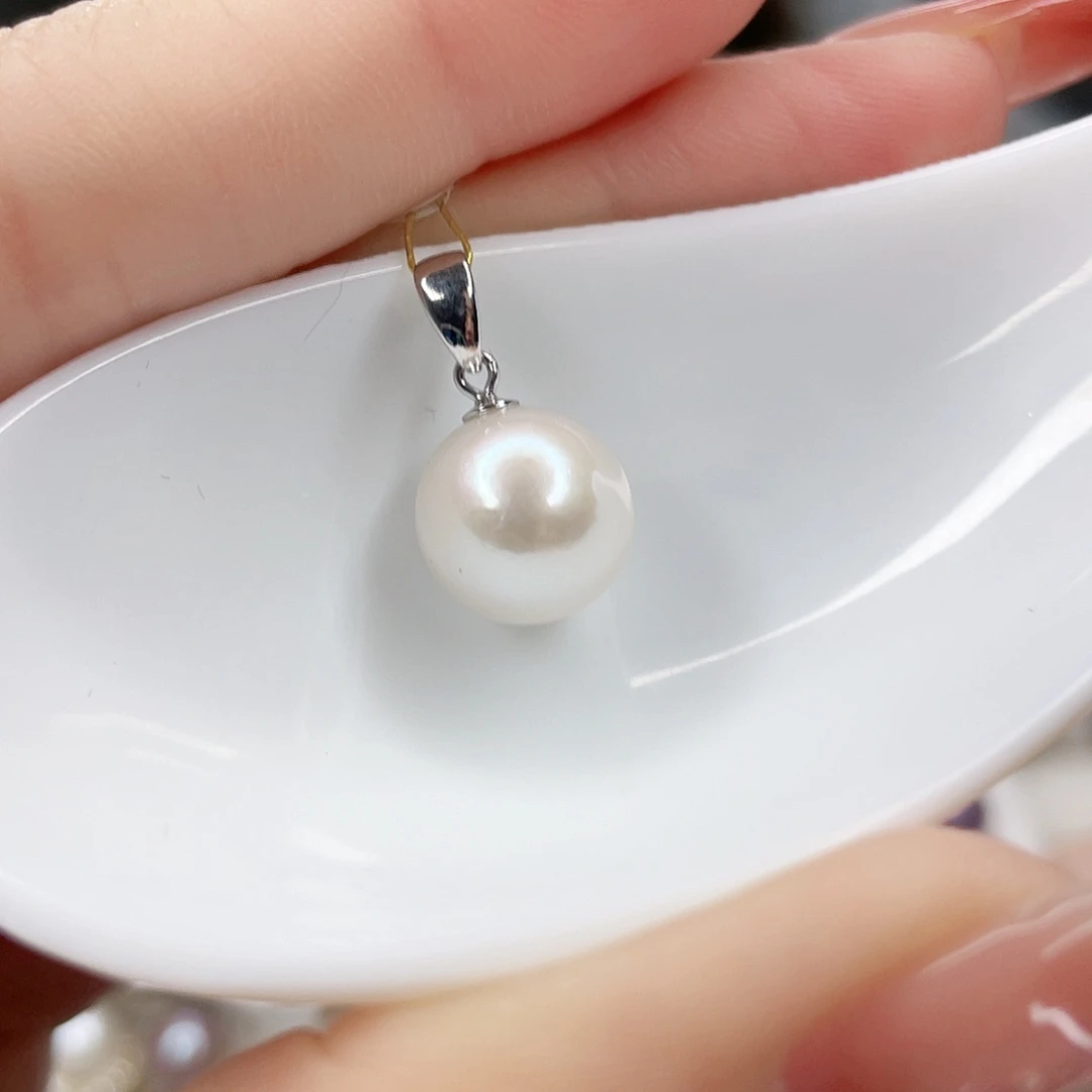 淡水珍珠颈饰银S925镶嵌
