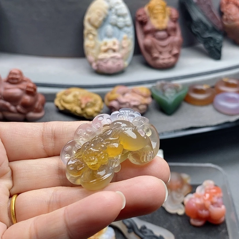 【闪购商品】未镶嵌吊坠定制玛瑙