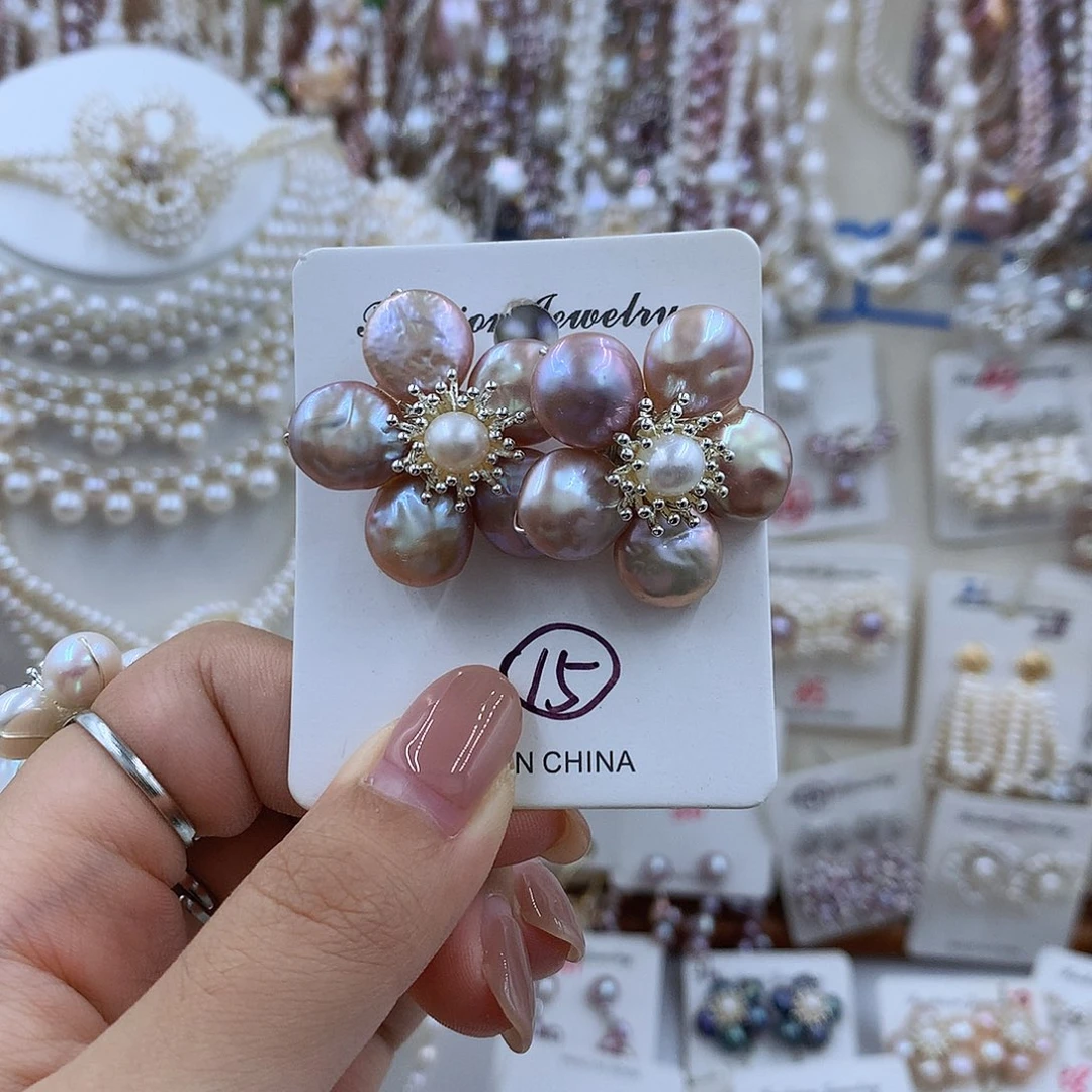 项圈银S925镶嵌淡水珍珠