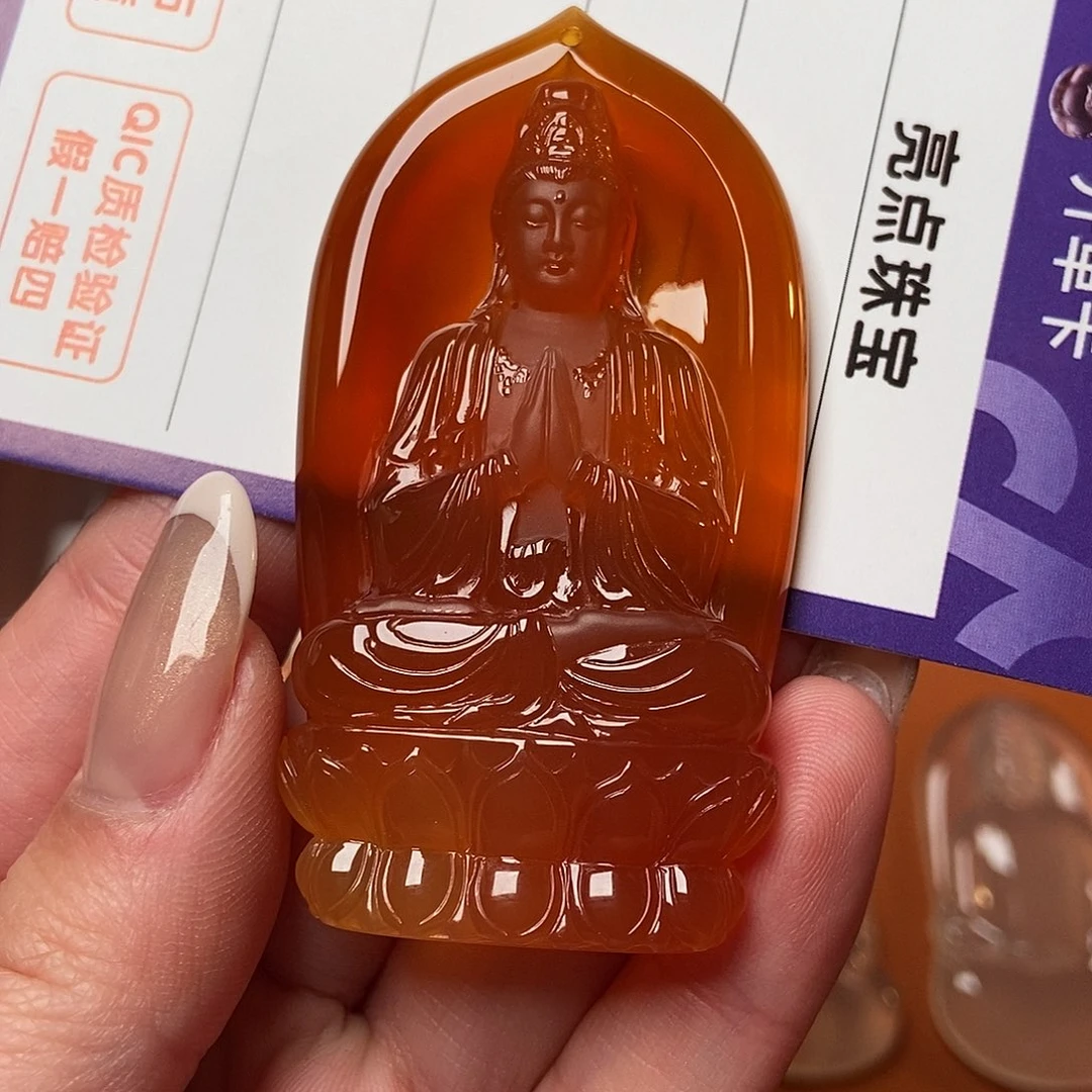 老***活玛瑙/玉髓未镶嵌颈饰