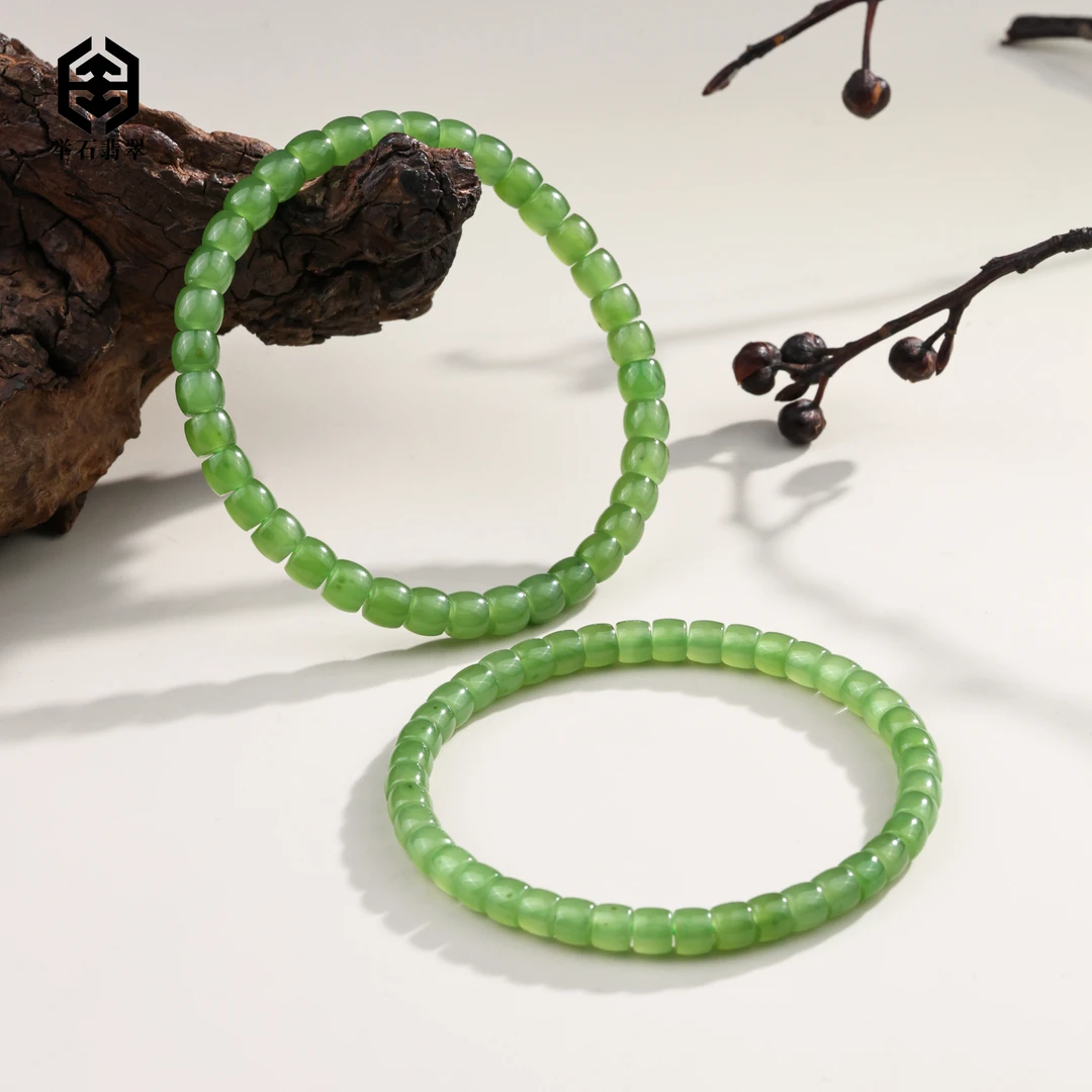 【举石臻品】TH1104-1000-59和田玉手串(一件/多样性发/约5mm）M