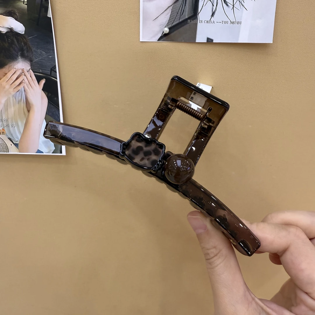 醋酸豹纹图案抓夹