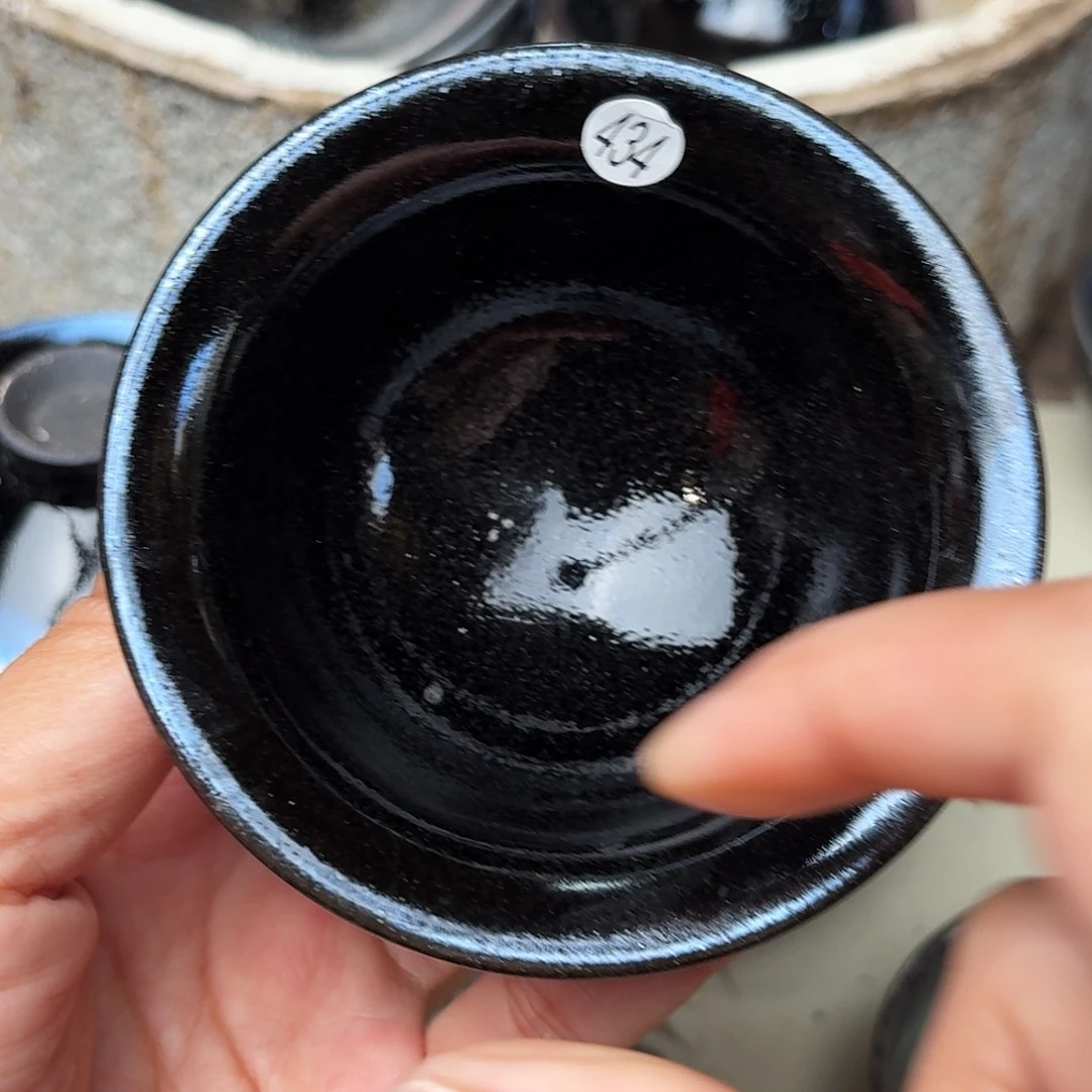 茶盏义兴龙窑建盏434微瑕
