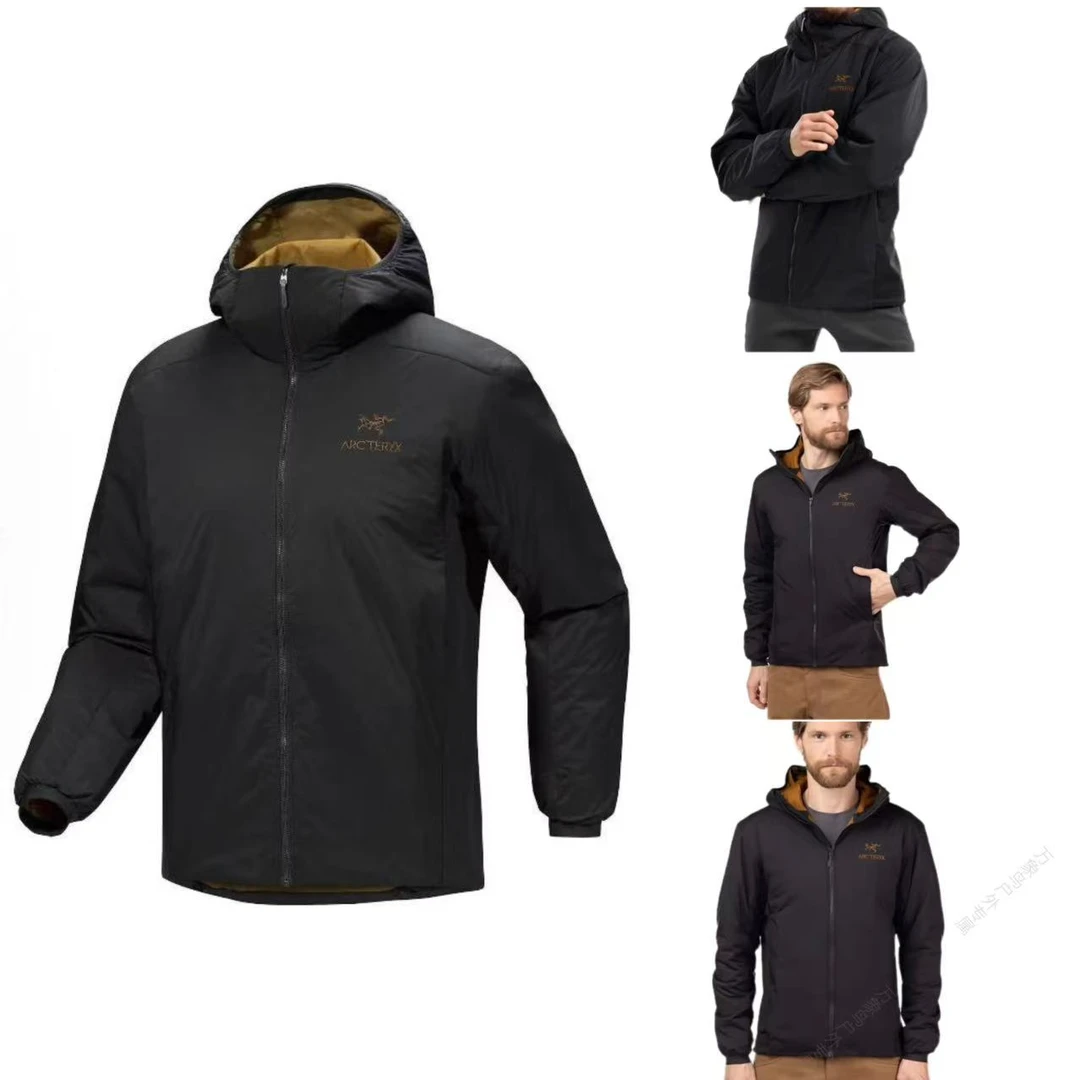 ARC'TERYX/始祖鸟ATOM HOODY黑金棉服轻便保暖防风防水秋冬外套男