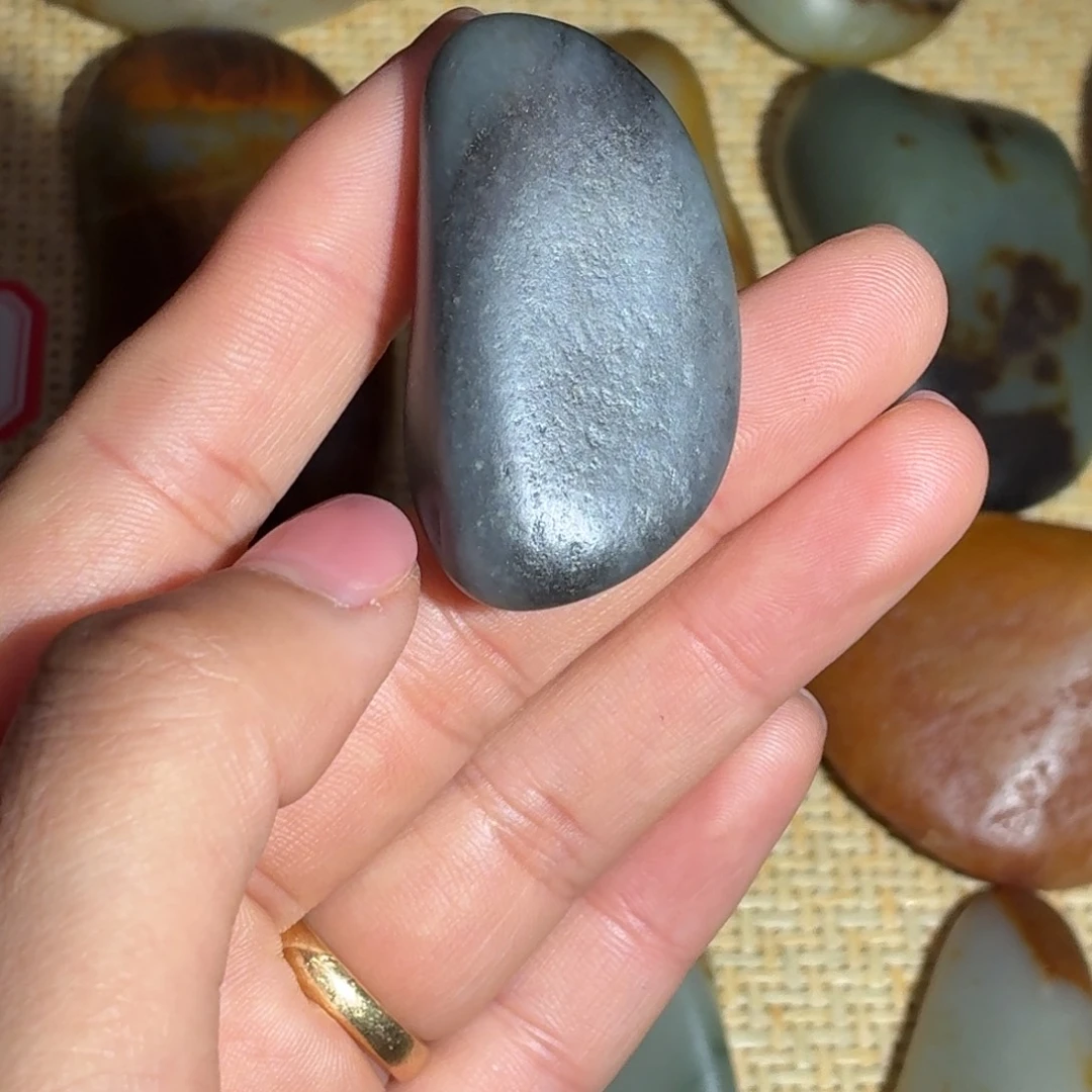 和田玉未镶嵌挂件26g