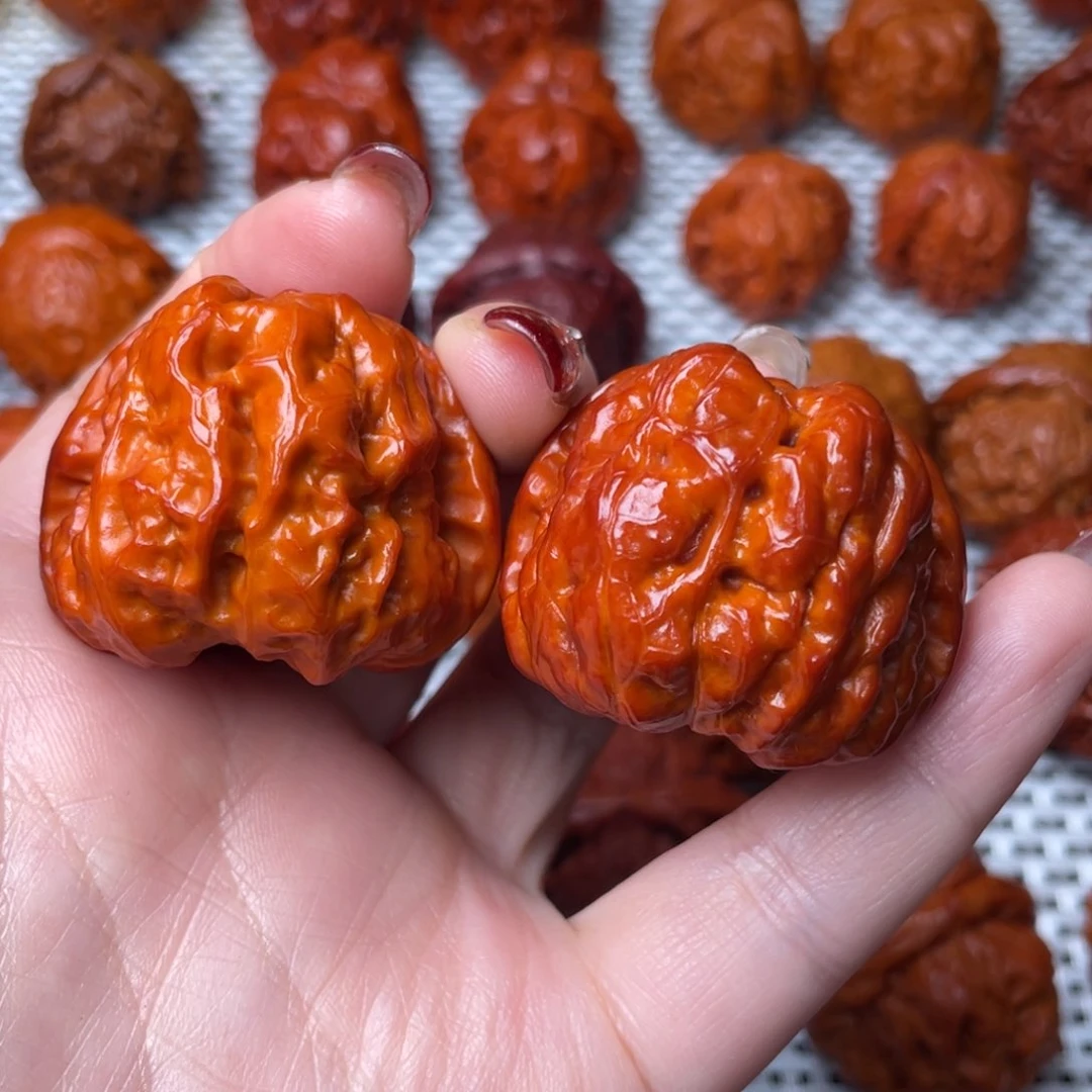 桃核吊坠文玩核桃 手把件 蛤蟆头 39 色差