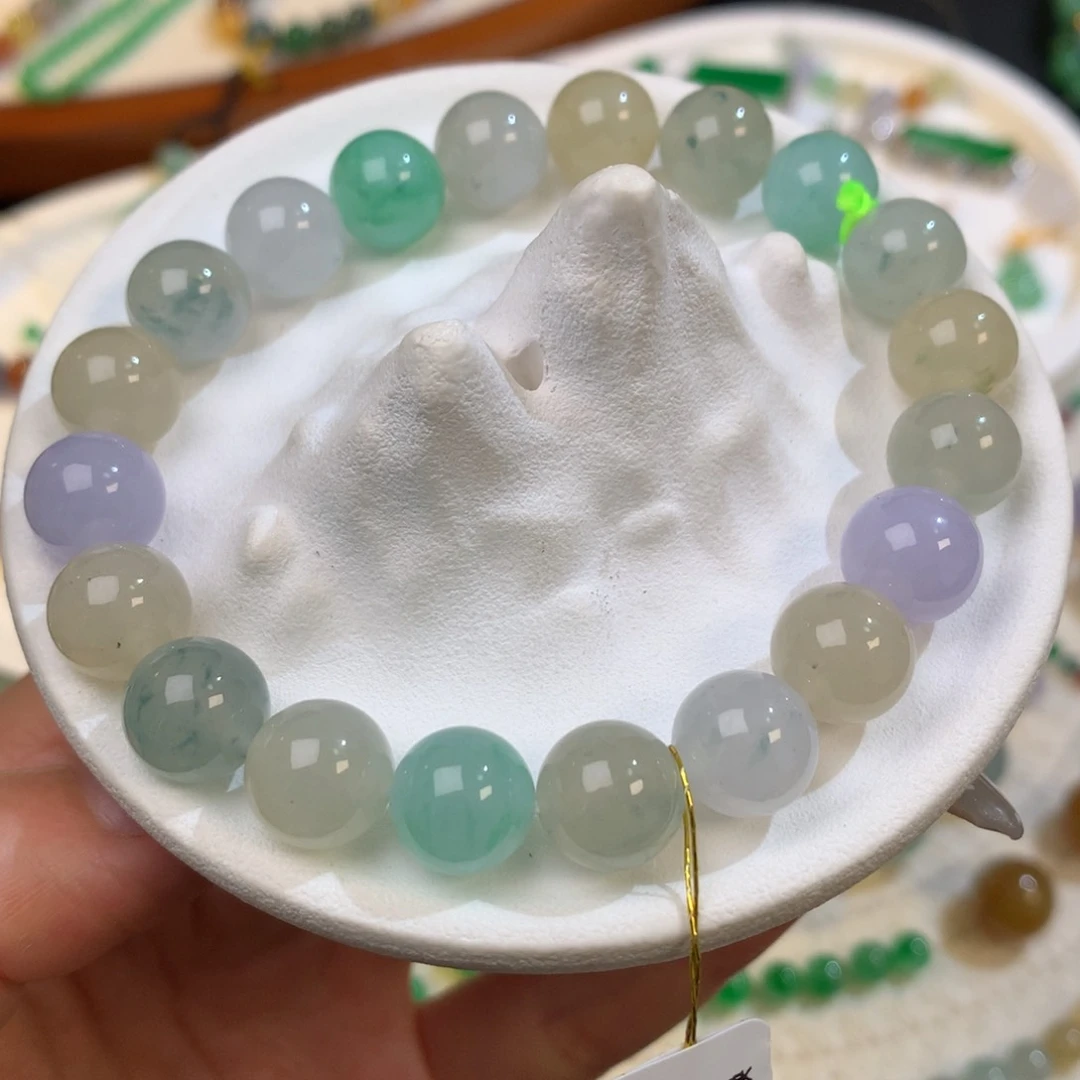 翡翠散珠冰润胶多宝 10mm