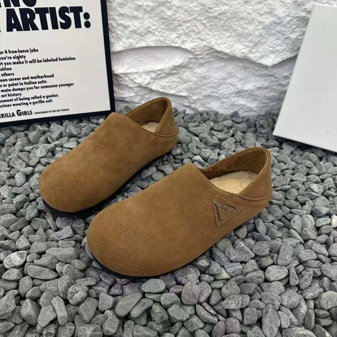 大金大码女鞋40-43舒适加绒两穿奶奶鞋