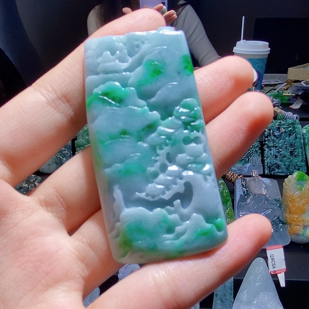 颈饰未镶嵌翡翠翡翠