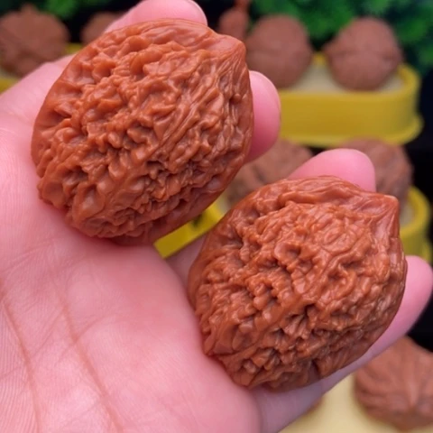 把件文玩核桃蒜头33全品