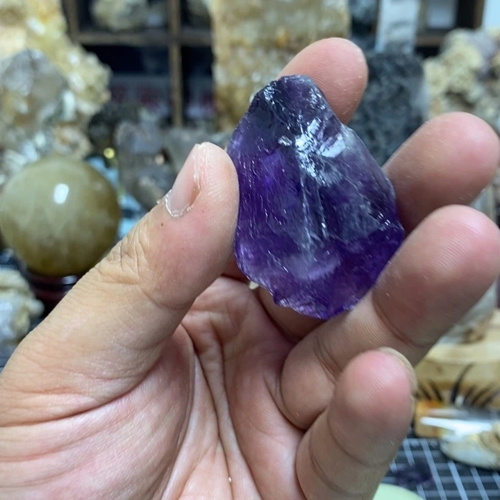 水晶水晶柱未镶嵌
