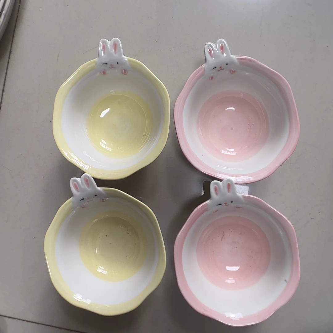 瓷片瑕疵特价陶瓷米饭碗