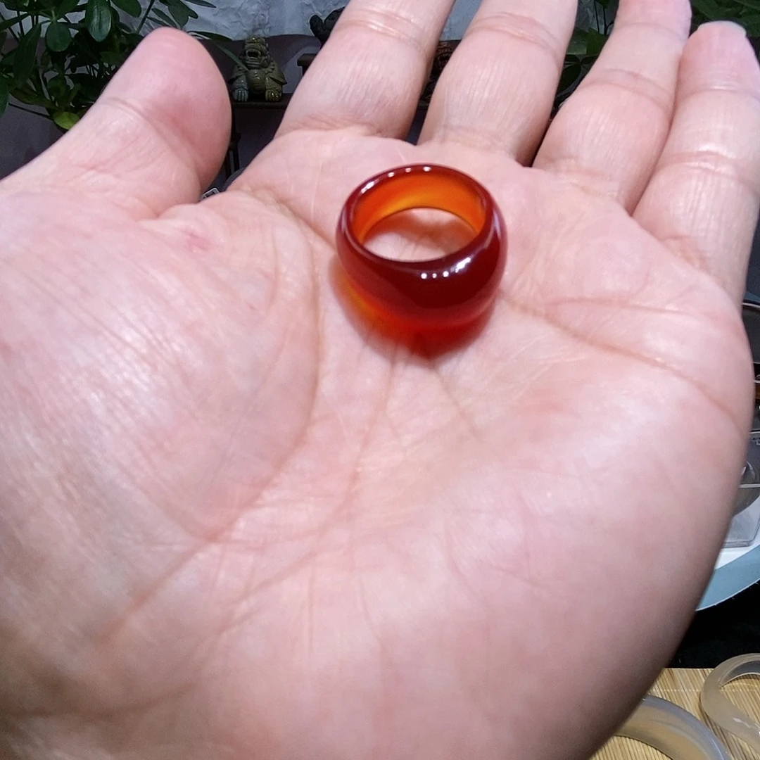 玛瑙/玉髓戒指未镶嵌雲*琛