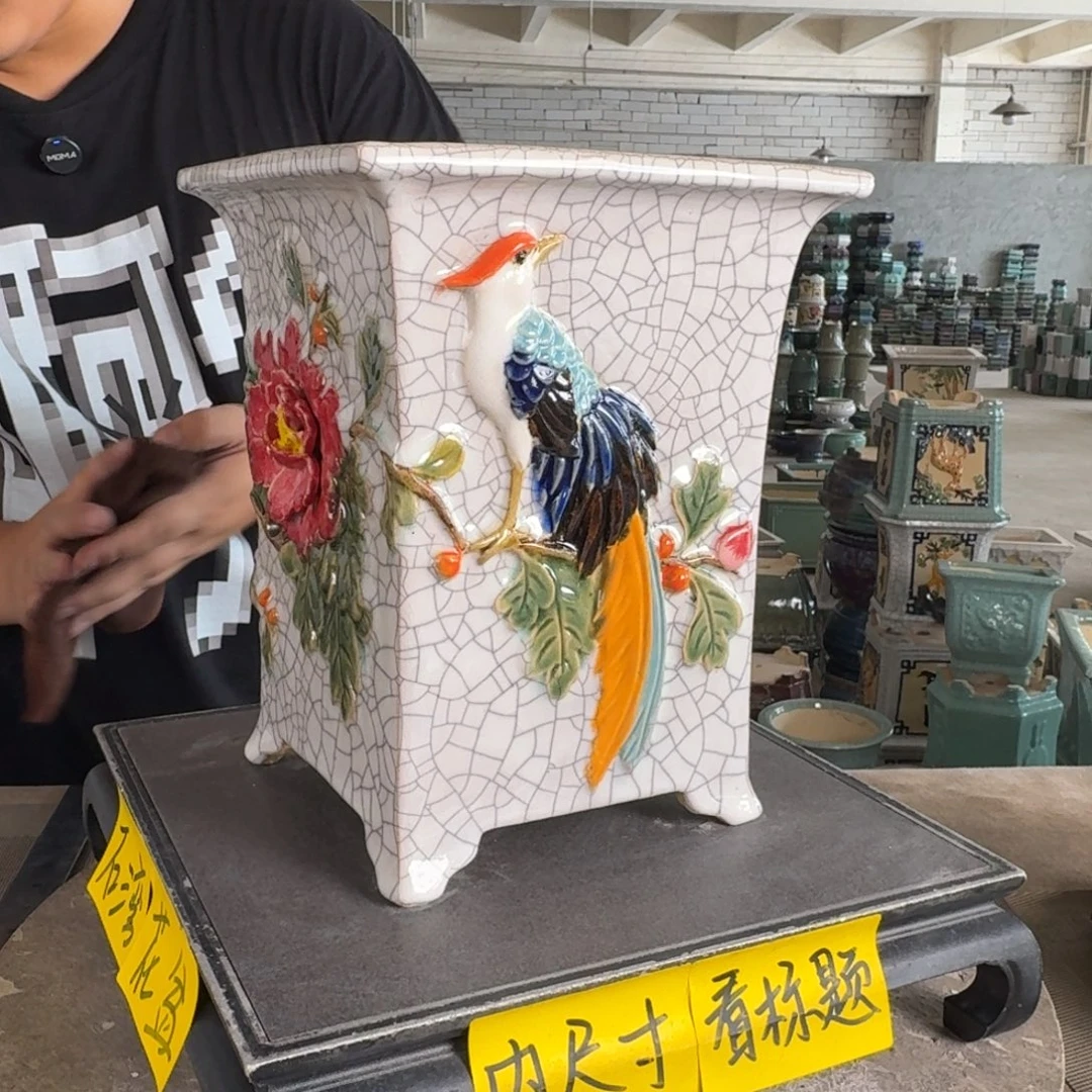 。一风堂石湾花盆 内15*23