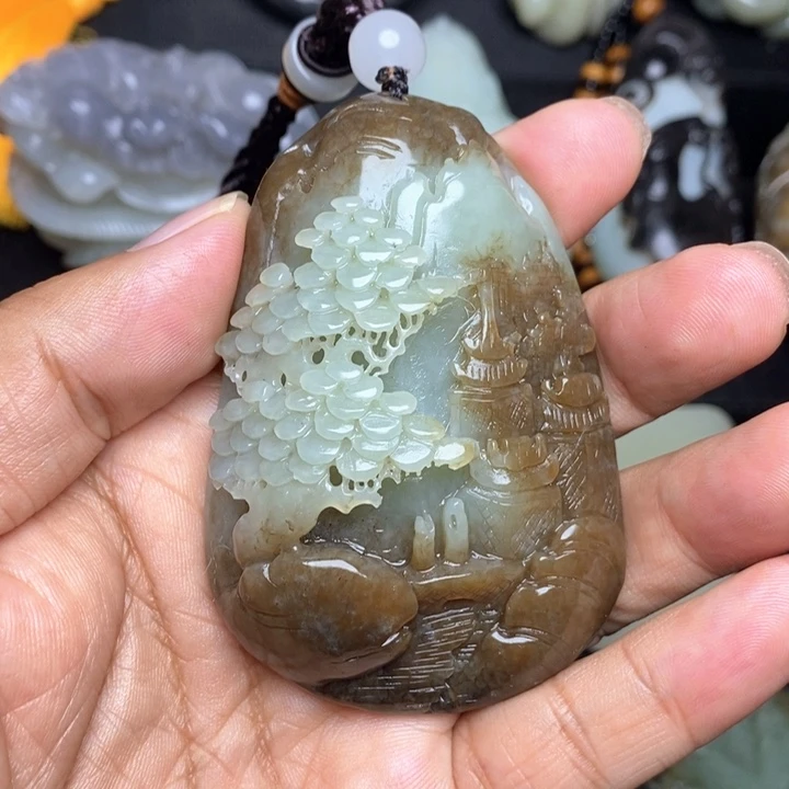 颈饰未镶嵌和田玉