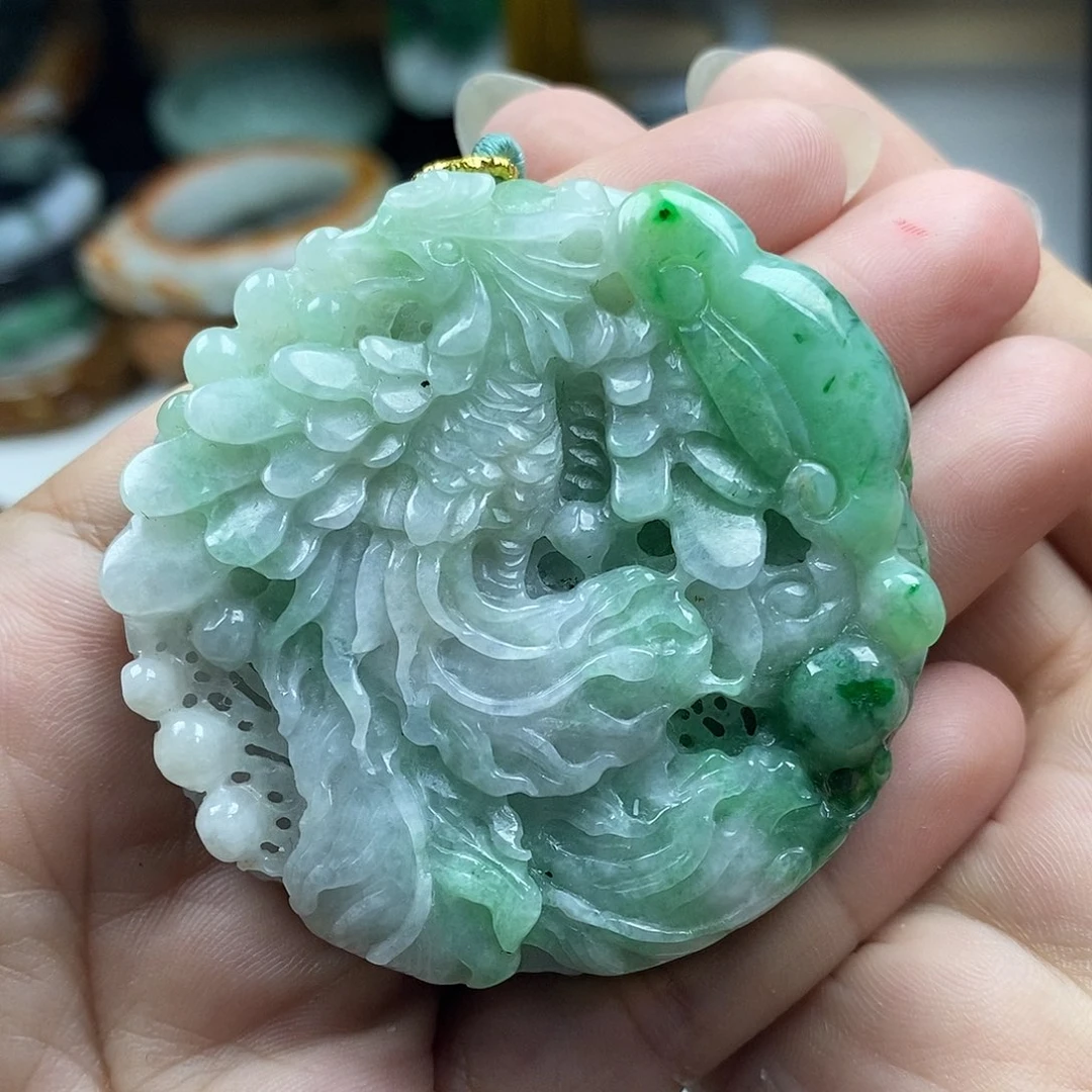 翡翠未镶嵌颈饰用****3牌子