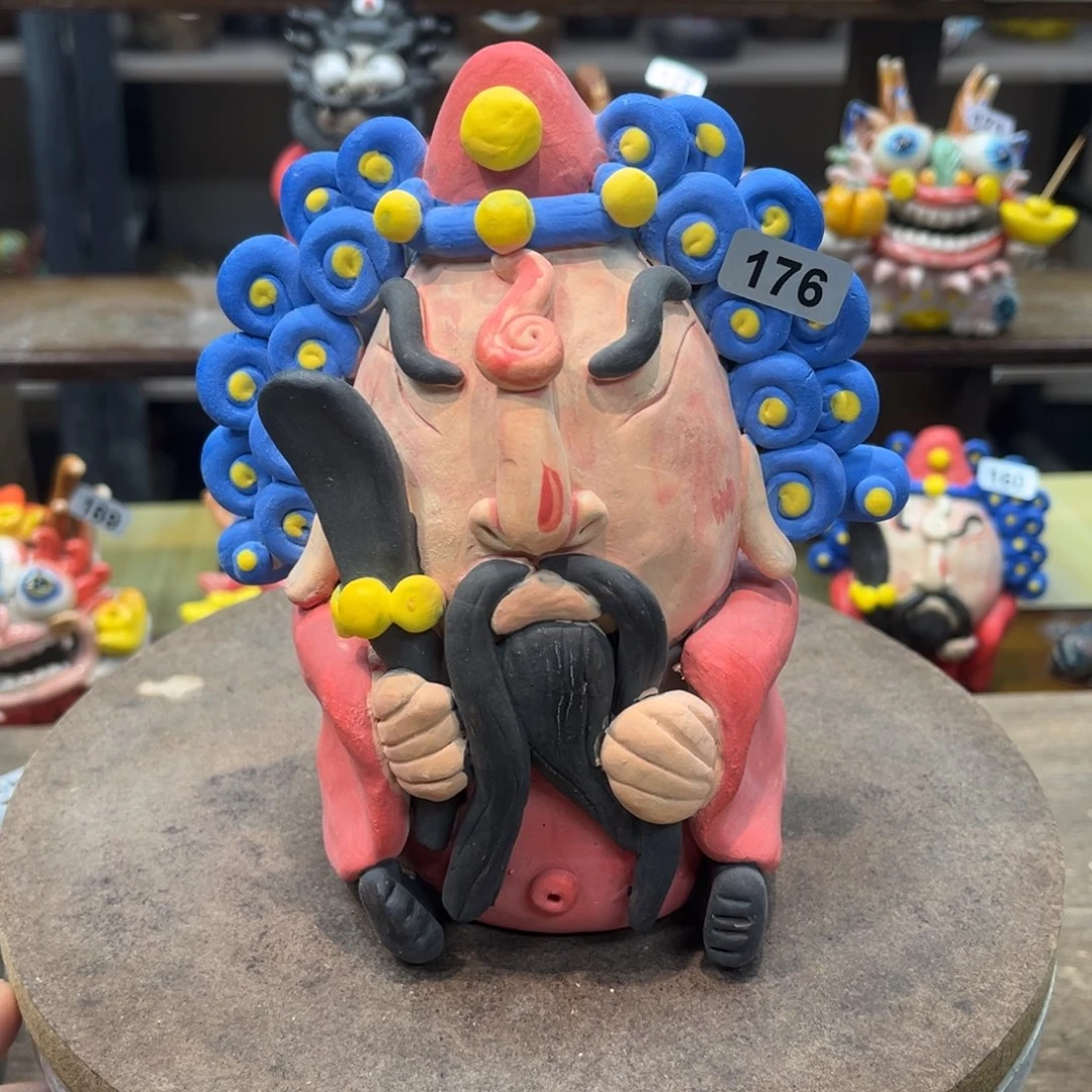 陶瓷纯手工抽象陶瓷摆件176