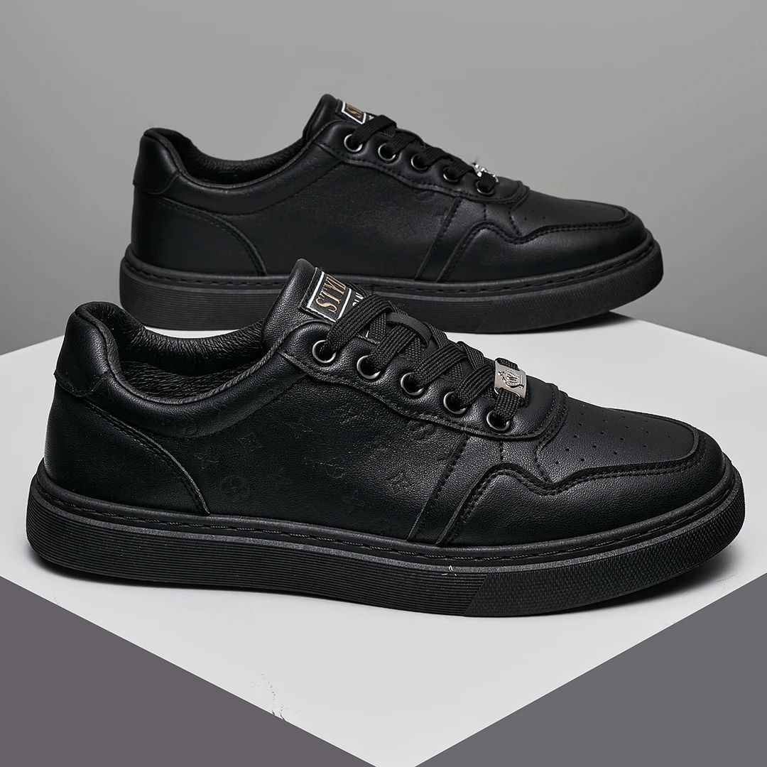 杰特公羊3208 男款轻奢小白鞋夏季新款真皮男鞋休闲板鞋低帮潮鞋