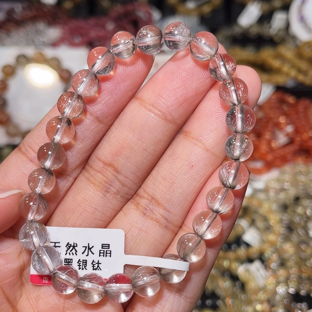 手串水晶未镶嵌黑银