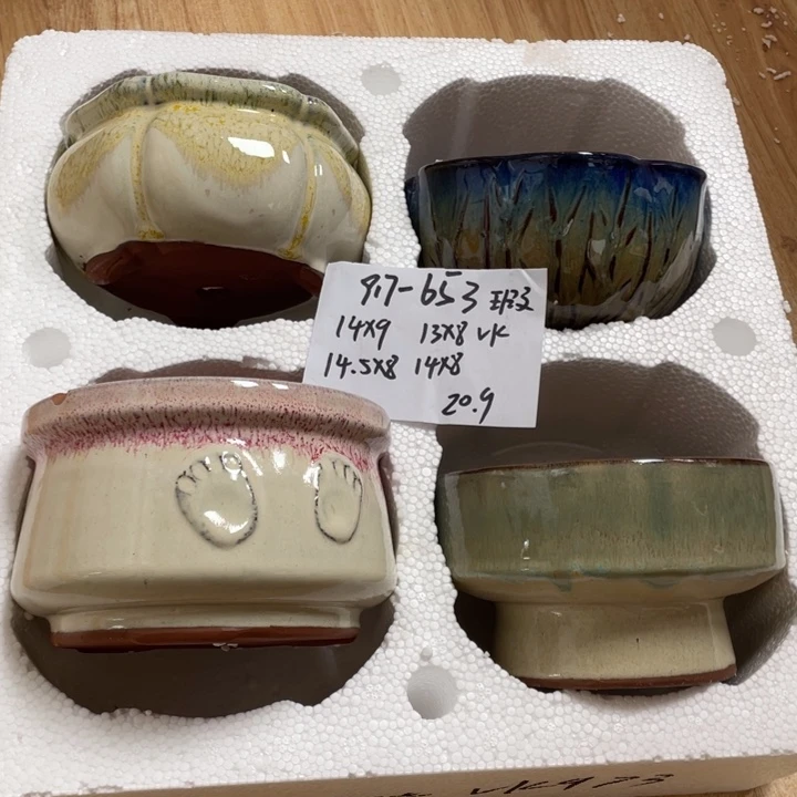 粗陶多肉花盆微瑕653