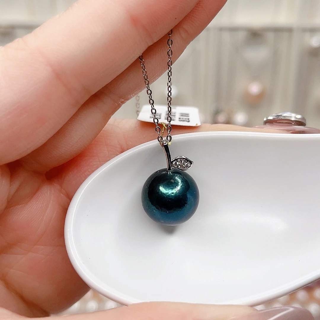 合金淡水珍珠吊坠(赠链)