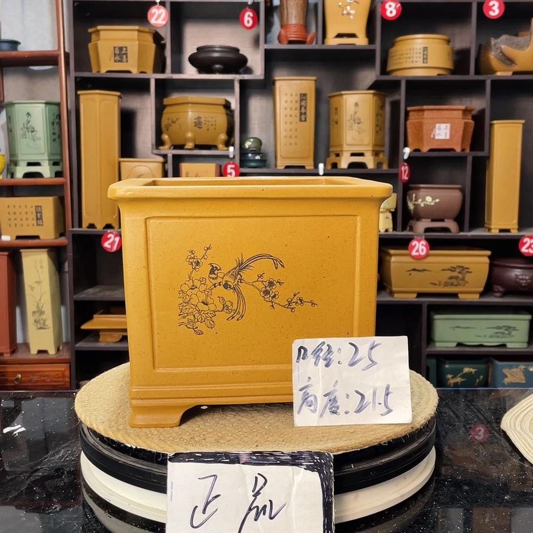 D-盆尚好紫砂花盆