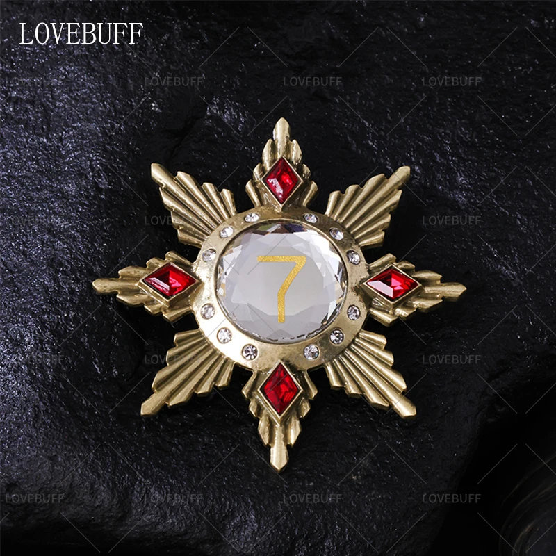 lovebuff勘探员七周年胸针游戏同人周边胸针送朋友的精美生日礼物