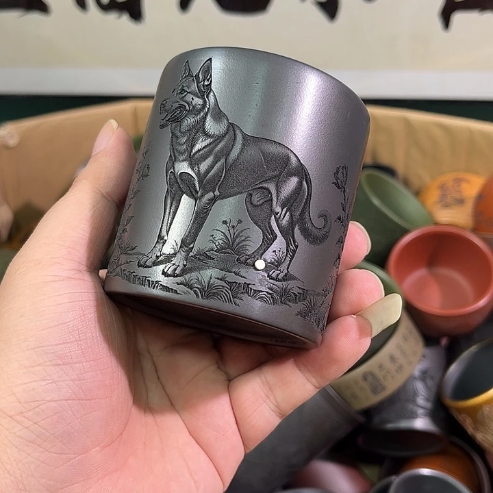 茶杯紫砂全手工紫砂主人杯