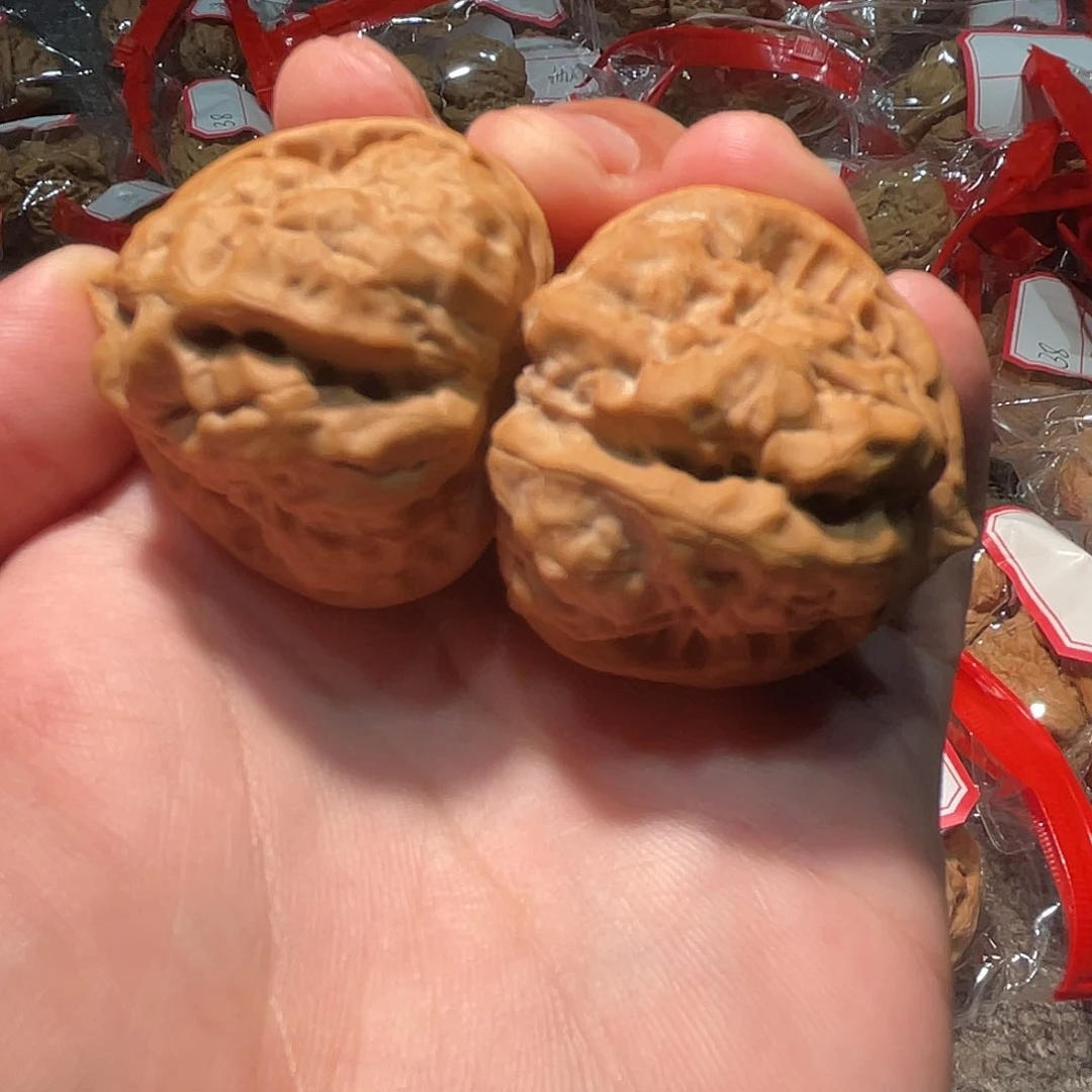把件文玩核桃40蛤蟆头三角蛙