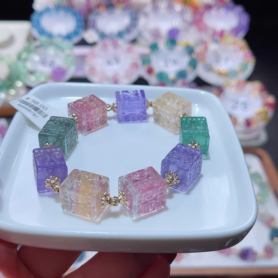 水晶手串未镶嵌大方糖