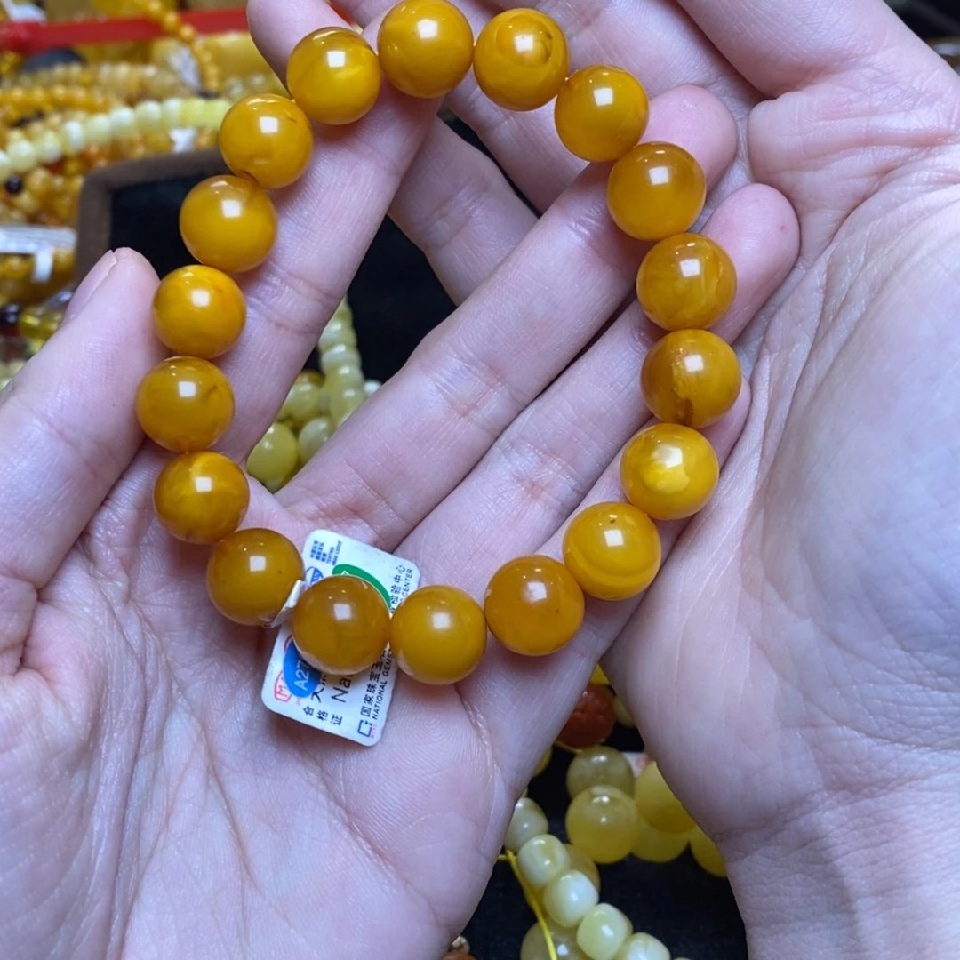 琥珀未镶嵌裸石蜜蜡