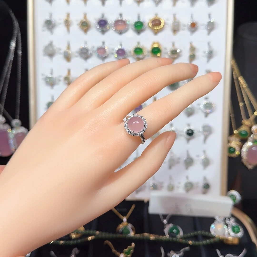 玛瑙/玉髓戒指合金