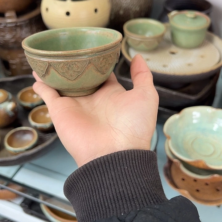 紫砂宜兴紫砂粗陶茶具