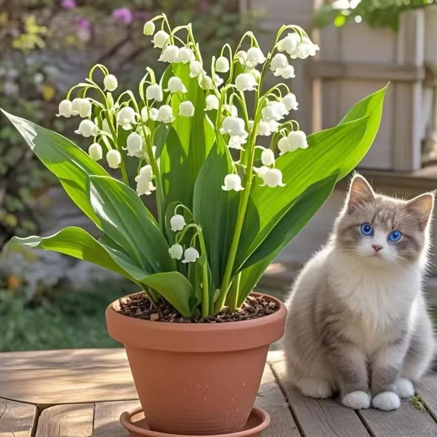 浓香型铃兰花苗带芽种球根进口花卉植物室内花四季开花盆栽水培花
