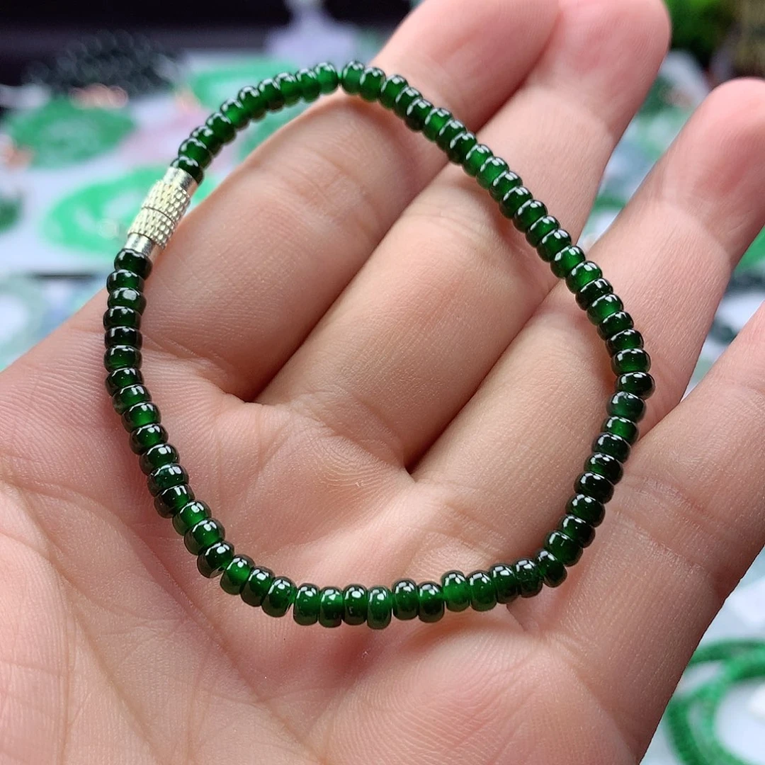 未镶嵌手链翡翠手串
